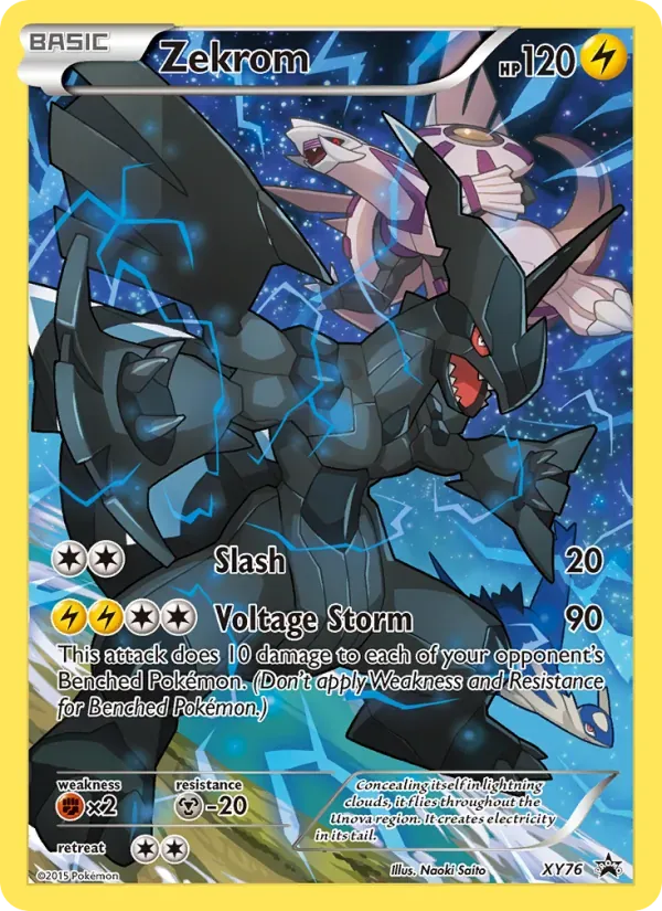 Zekrom XY76/211 XY Black Star Promos