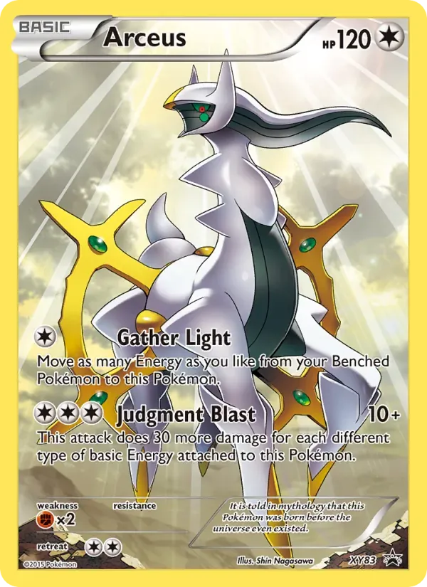 Arceus XY83/211 XY Black Star Promos