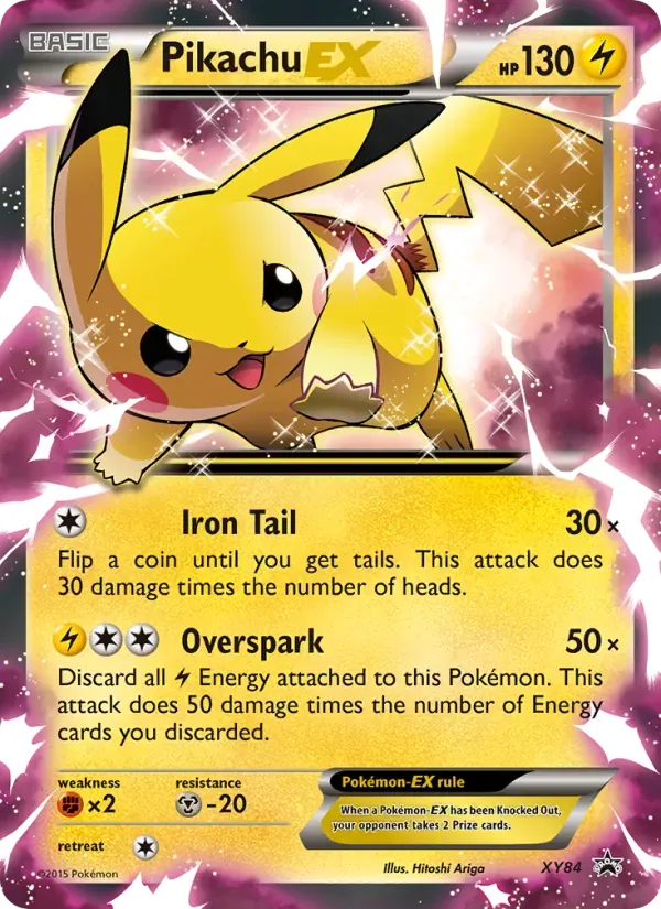 Pikachu EX XY84/211 XY Black Star Promos
