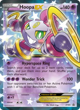 Hoopa EX XY85 XY Black Star Promos