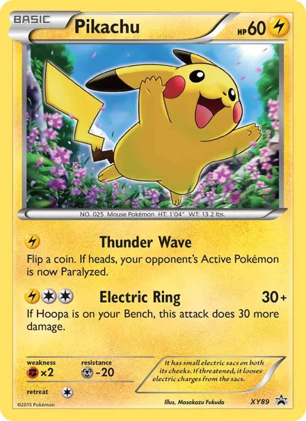 Pikachu XY89/211 XY Black Star Promos