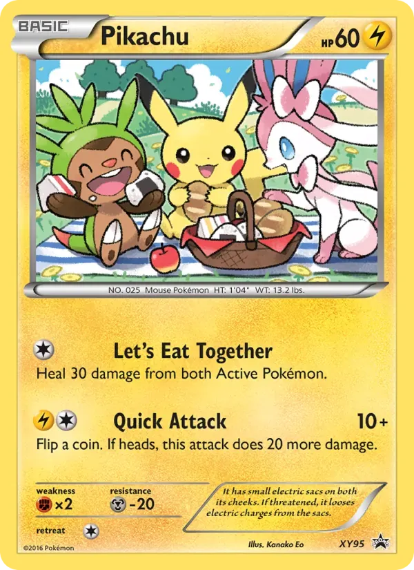 Pikachu XY95/211 XY Black Star Promos